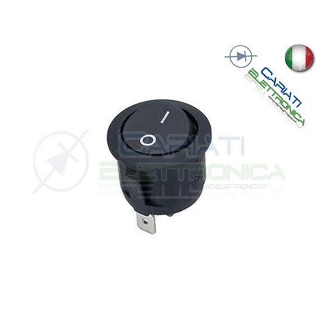 Interruttore A Bilanciere Rosso Con Luce 6A 250V SPST Da Pannello