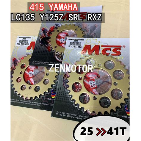 Mcs Sprocket Yamaha Mcs Lc Y Z Rxz Y