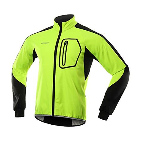 BERGRISAR Men S Winter Softshell Cycling Jacket Windbreaker Water