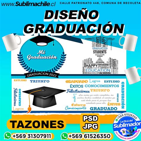 Dise Os De Graduaci N Para Sublimar En Tazones Editables Psd Y Png