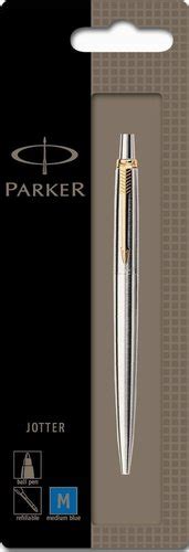 Parker Jotter Stainless Steel Gt Ball Pen Chrome Fine Nib At Best