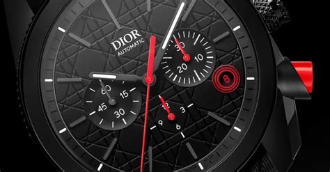 This Dior Chronograph Watch Is A Matte Black Beauty Maxim