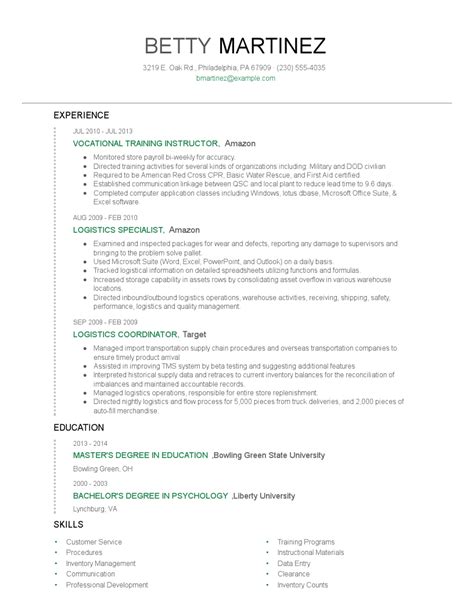 Vocational Training Instructor Resume Examples and Tips - Zippia