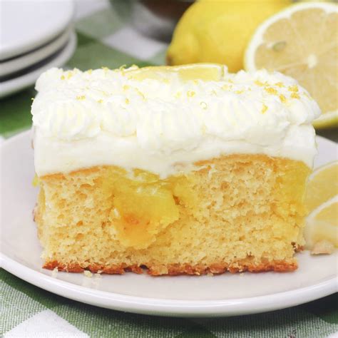 Lemon Burst Poke Cake Kitchen Fun With My 3 Sons