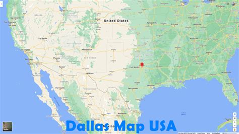 Dallas, Texas Map