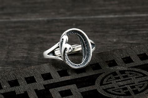 Ring Rohling X Mm Oval Blank Verstellbar Thai Sterling Etsy De