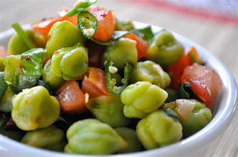 Cooking with Meena: Fresh Garbanzo Beans Salad