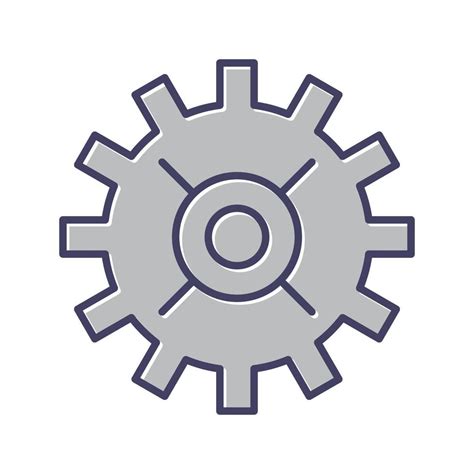 Cogwheel Vector Icon 16737653 Vector Art At Vecteezy