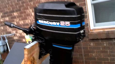 1983 Mercury Outboard Motor 25 Hp For Sale On Ebay Youtube