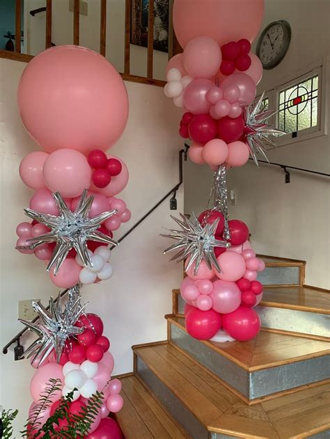 Balloon Column Kit Diy Etsy In 2024 Valentines Balloons Decorations