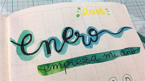 BULLET JOURNAL ENERO YouTube