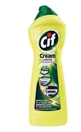 Mleczko Do Czyszczenia Cif Cream Lemon 750 Ml 14719841290 Allegro Pl