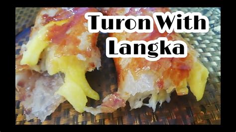 Turon With Langka Masarap Na Meryenda My Own Version YouTube