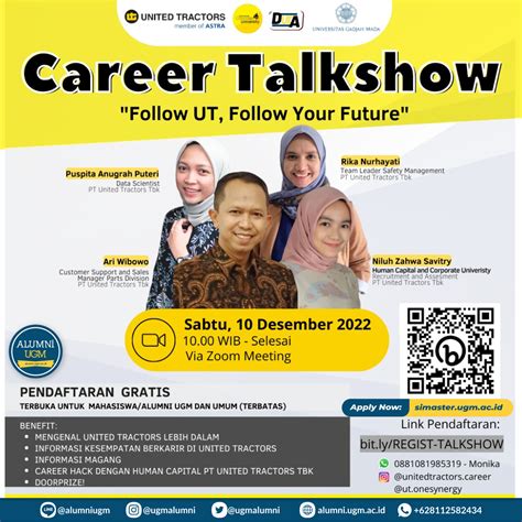 Career Talkshow Follow Ut Follow Your Future Portal Alumni