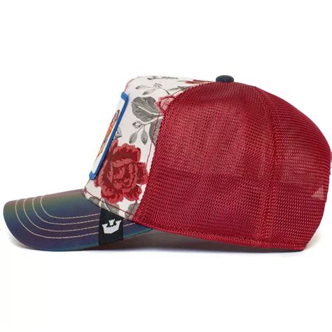 Goorin Bros Butterfly Change Metamorphosis The Farm Red Trucker Hat