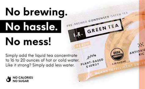 Organic Green Tea Packets High Antioxidant Natural Green Tea | I.E ...