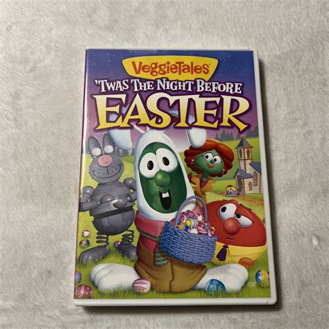 Dvd Veggie Tales Twas The Night Before Easter By Veggie Tales Rare Wslipcover Ebay