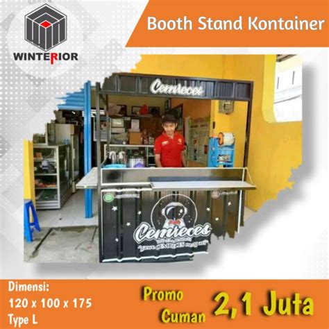 Jual Booth Stand Booth Stand Semi Booth Stand Container Booth