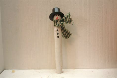 Easy Clothespin Snowmen Ornaments Factory Direct Craft Blog