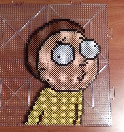 Rick And Morty Perler Beads By Jaysprites Diy Perler Beads Perler