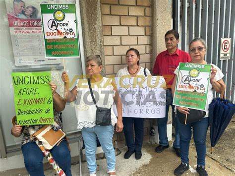 Se Manifiestan Jubilados Y Pensionados Contra La Reforma A La Ley Del