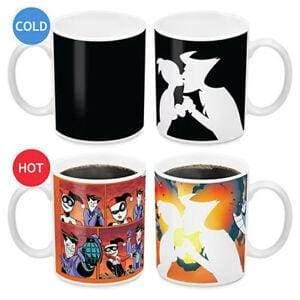 Batman Coffee Mug Heat Change Joker And Harley Pop Stop