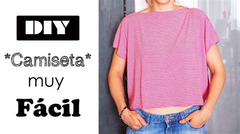 La Camiseta Diy M S F Cil Del Mundo Costura Camiseta Diy Camisetas