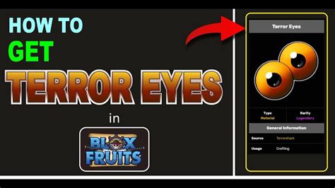 How To Get Terror Eyes In Blox Fruits Terror Eyes In Blox Fruits