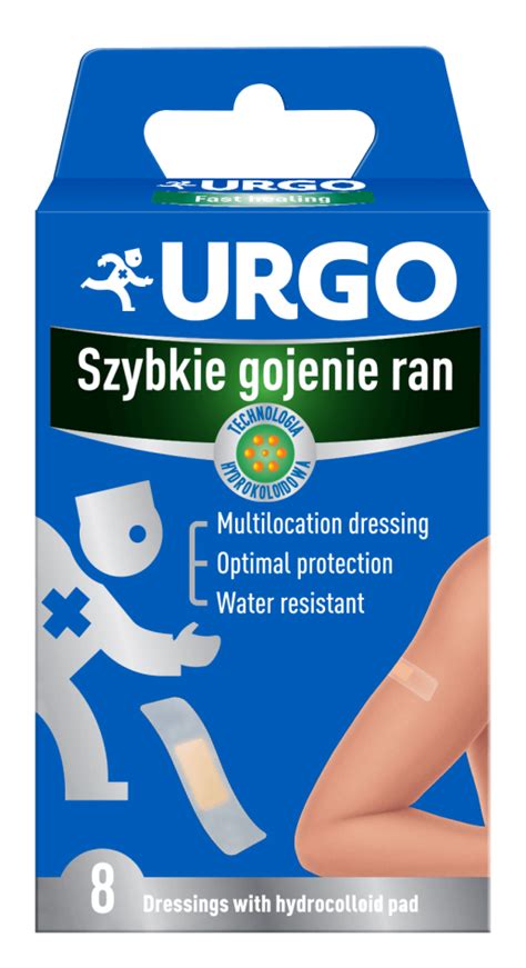 URGO Transparentne Innowacyjne Opatrunki Dla Szybkiego Gojenia Ran URGO