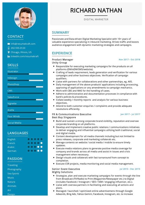 Digital Marketer Resume Sample In 2025 Resumekraft