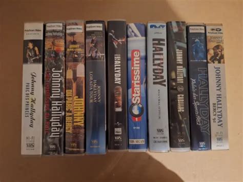 Lot Cassettes K Video Vhs Johnny Hallyday Eur Picclick Fr