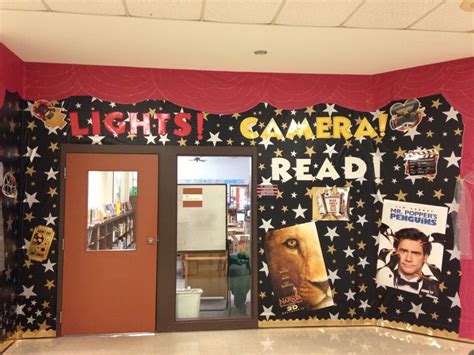 Hollywood Theme Bulletin Board For Library Wall