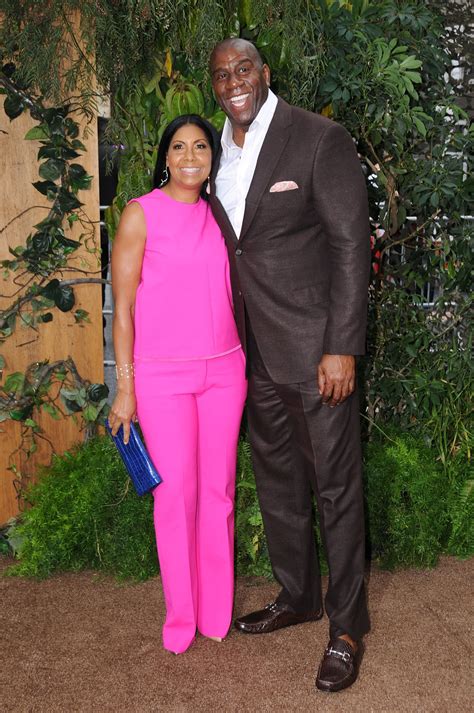 Magic Johnson & His Kids Share Photos of Wife Cookie in Chic Dresses in