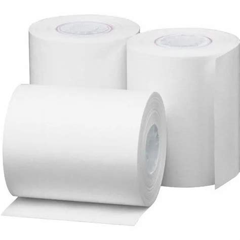 White Plain Thermal Paper Roll At Rs Roll In New Delhi Id