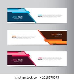 Vector Abstract Banner Design Modern Web Stock Vector Royalty Free