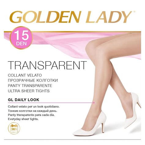 Collant Golden Lady Transparent Den Velato Paia Intimorosa