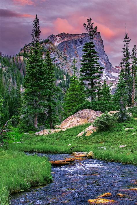 Rocky Mountain National Park Dream Lake Estes Park Large Framed Art