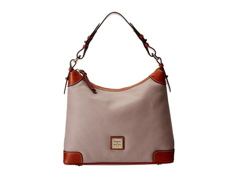 Dooney Bourke Pebble Leather Hobo In Natural Lyst