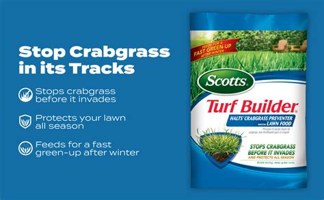 Scotts Turf Builder 40 05 Lbs 15 000 Sq Ft Halts Crabgrass Preventer With Lawn Fertilizer