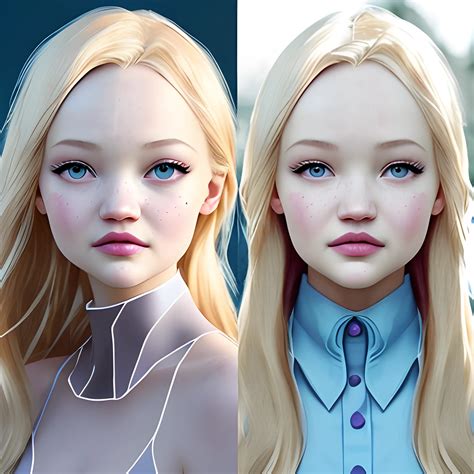 Gemma Ward Dove Cameron Face Morph Arthub Ai