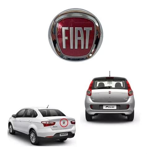 Emblema Fiat Tampa Traseiro Palio 2012 2013 2014 Fiat Parcelamento