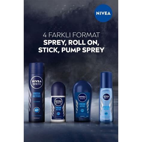 Nivea Men Erkek Pump Sprey Deodorant Fresh Active Ter Ve Fiyat