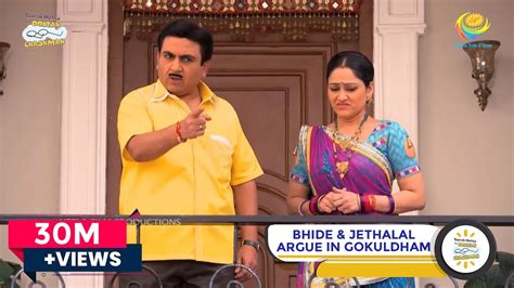 Bhide And Jethalal Argue In Gokuldham Bhide Jetha Funny Scene