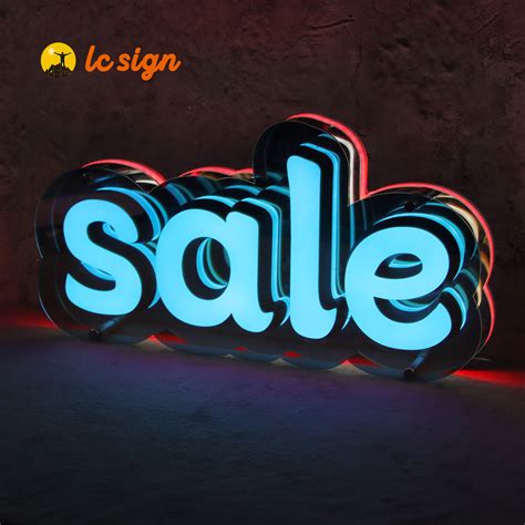 Bright & Eye-Catching Infinity Mirror LED Acrylic Letters (Multiple Si ...