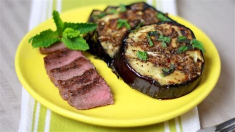 Grilled Eggplant With Garlic Sauce And Mint Jo Cooks Eggplant