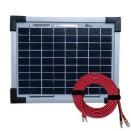 Panneau solaire polycristallin 5W 12V avec câble 2m50 Cdiscount Bricolage