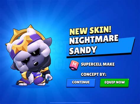 Brawl Stars Nightmare Sandy Skin Cost Design And More