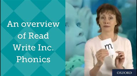 Read Write Inc Phonics An Overview By Ruth Miskin Youtube