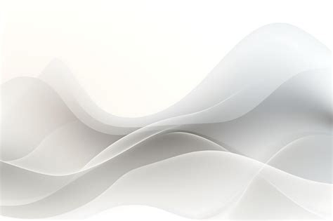 Premium Photo Soft Gray And White Wave Background Design