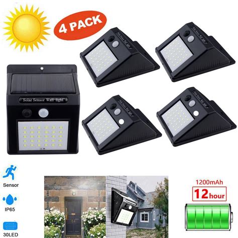 Cheap X Led Solar Power Light Pir Motion Sensor Security Outdoor